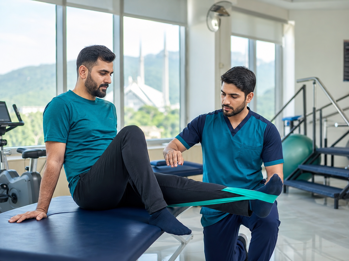 Rehabilitation with physiotherapist in Islamabad